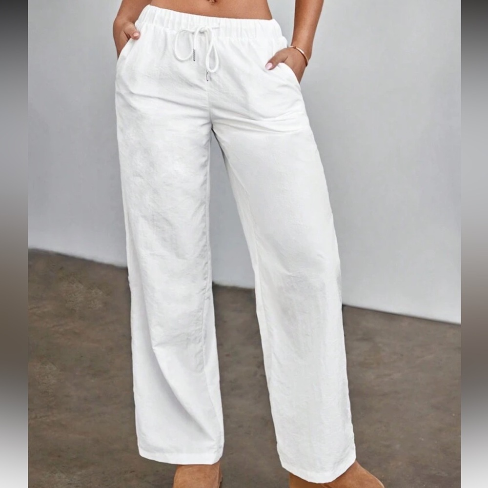 White summer pants